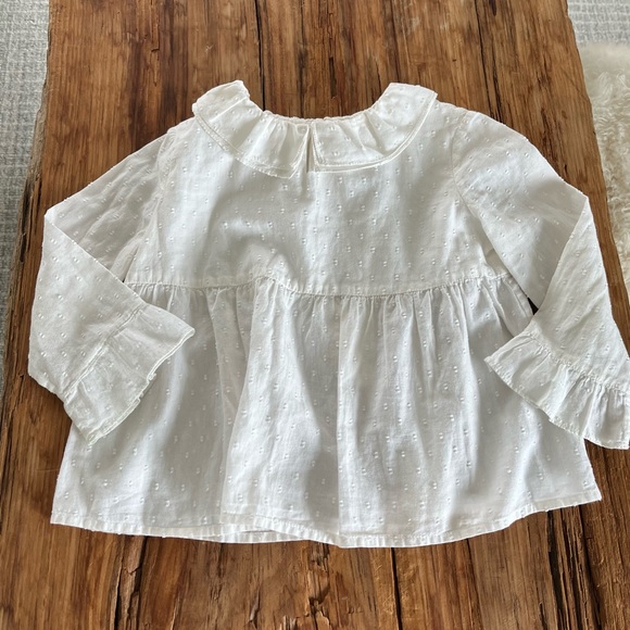 Bonpoint Swiss dot blouse